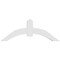 Ekena Millwork Archdale Architectural Grade PVC Gable Bracket, 60"W x 22 1/2"H x 4"D x 6"F, 9/12 Pitch GBP060X23X0406ARC00 - alternate 5